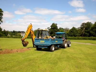 Drainage Works In Marlay Park.